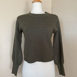 OAT New York Sweater Green Long Sleeve Size XS